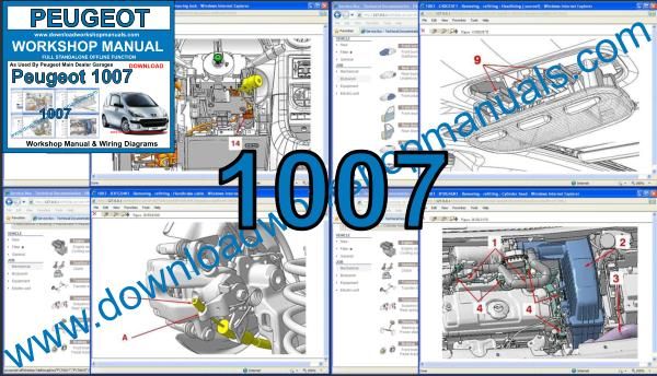 PEUGEOT 1007 WORKSHOP REPAIR MANUAL